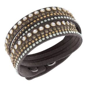 Swarovski Slake Brown Opal Wrap Bracelet
